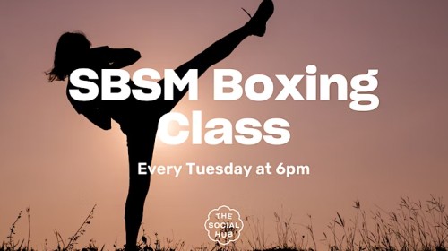 Boxing class weekly at TSH