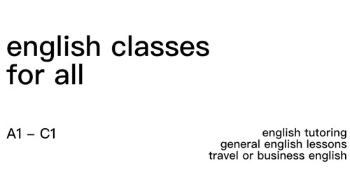 Engels bijles / English tutoring